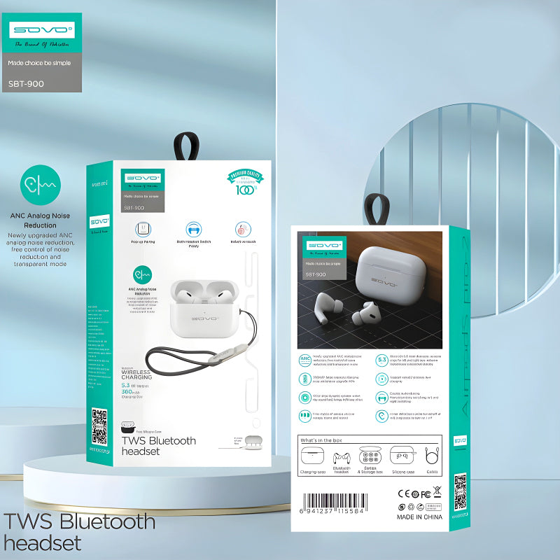 SBT-900 SOVO PRO 2 TWS Bluetooth Earbuds