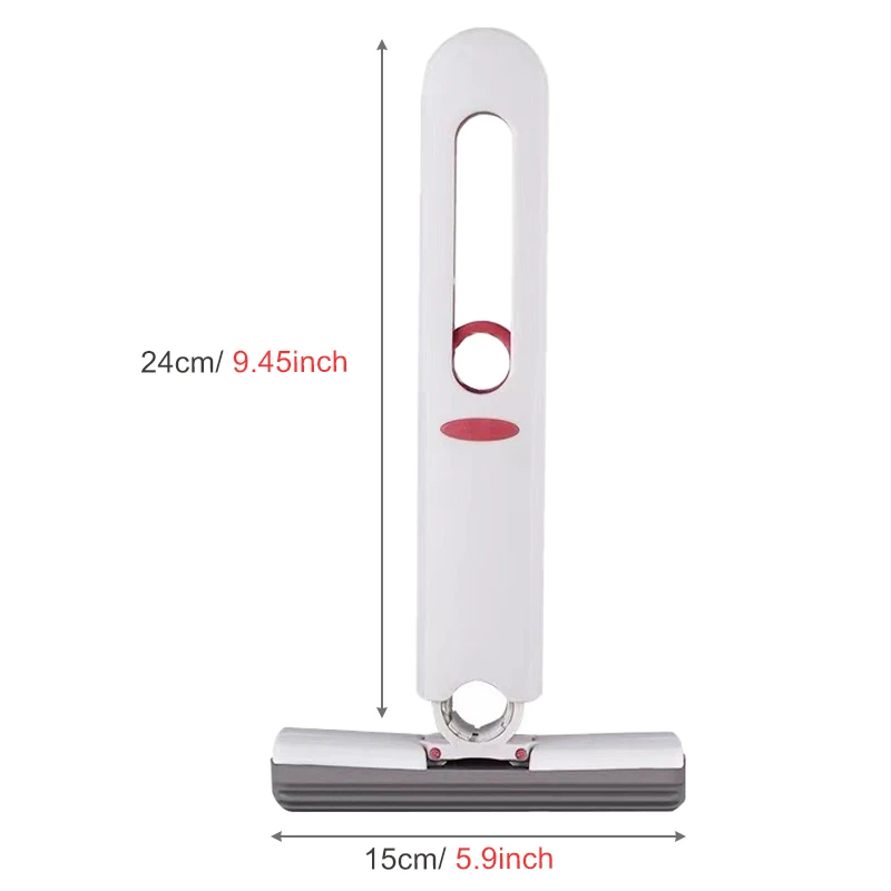 Effortless Portable Self-Squeezing Cleaning Mop