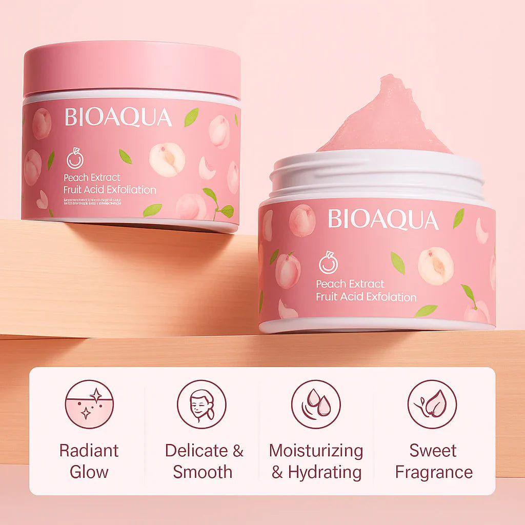 Bioaqua Peach Extract Fruit Acid Exfoliating Face Gel Cream