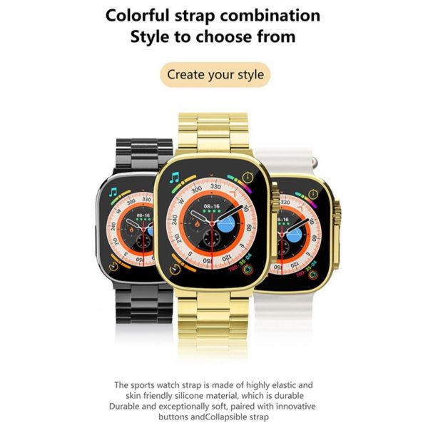 C9 Ultra Max Smart Watch Golden Edition